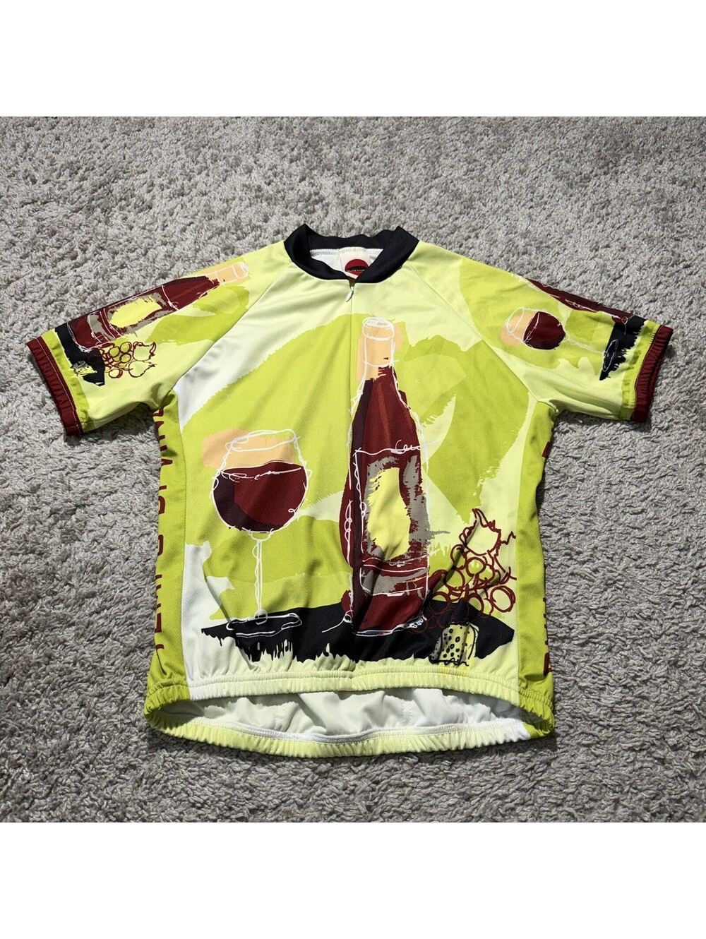 WORLD JERSEYS “TEMPO DI VINO” WINE CYCLING WOMEN'S JERSEY Size XL